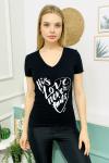 144487 V Yaka Tshirt